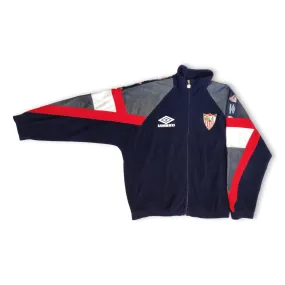 1995-96 navy FC Sevilla Umbro track jacket