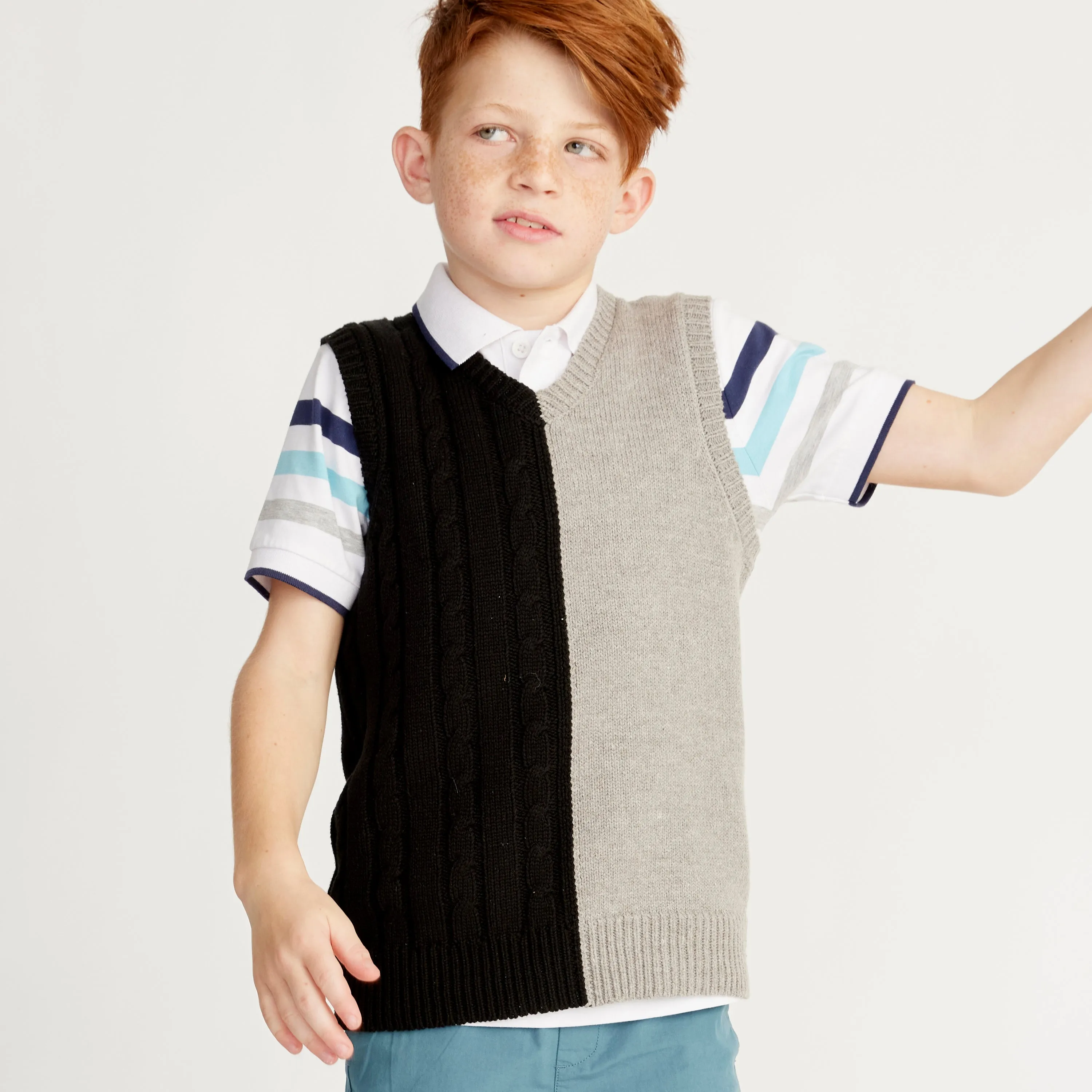 2 Toned Sweater Vest