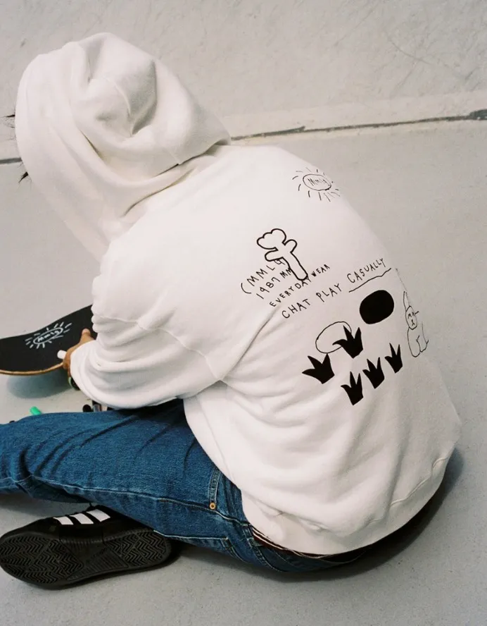 87MM Unisex Street Style Logo Hoodies & Sweatshirts