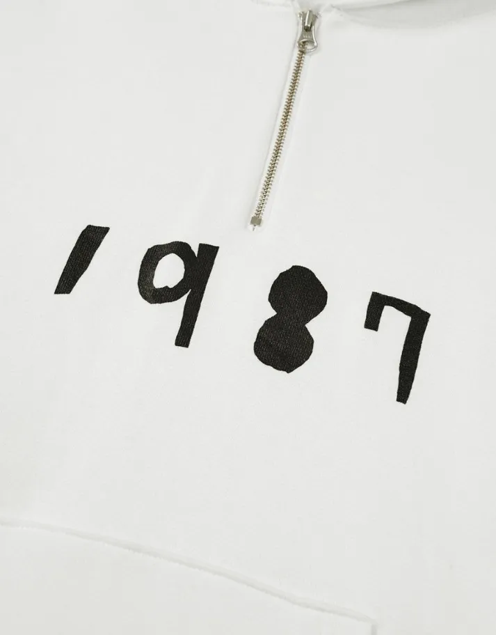 87MM Unisex Street Style Logo Hoodies & Sweatshirts