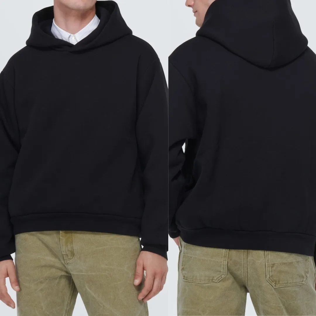 Acne Studios - Street Style Long Sleeve Plain Cotton Designer Hoodies