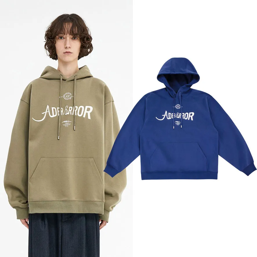 ADERERROR Long Sleeves Plain Cotton Oversized Logo Street Style Unisex