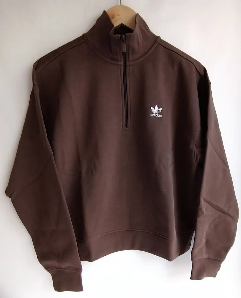 adidas long sleeve plain cotton logo street style