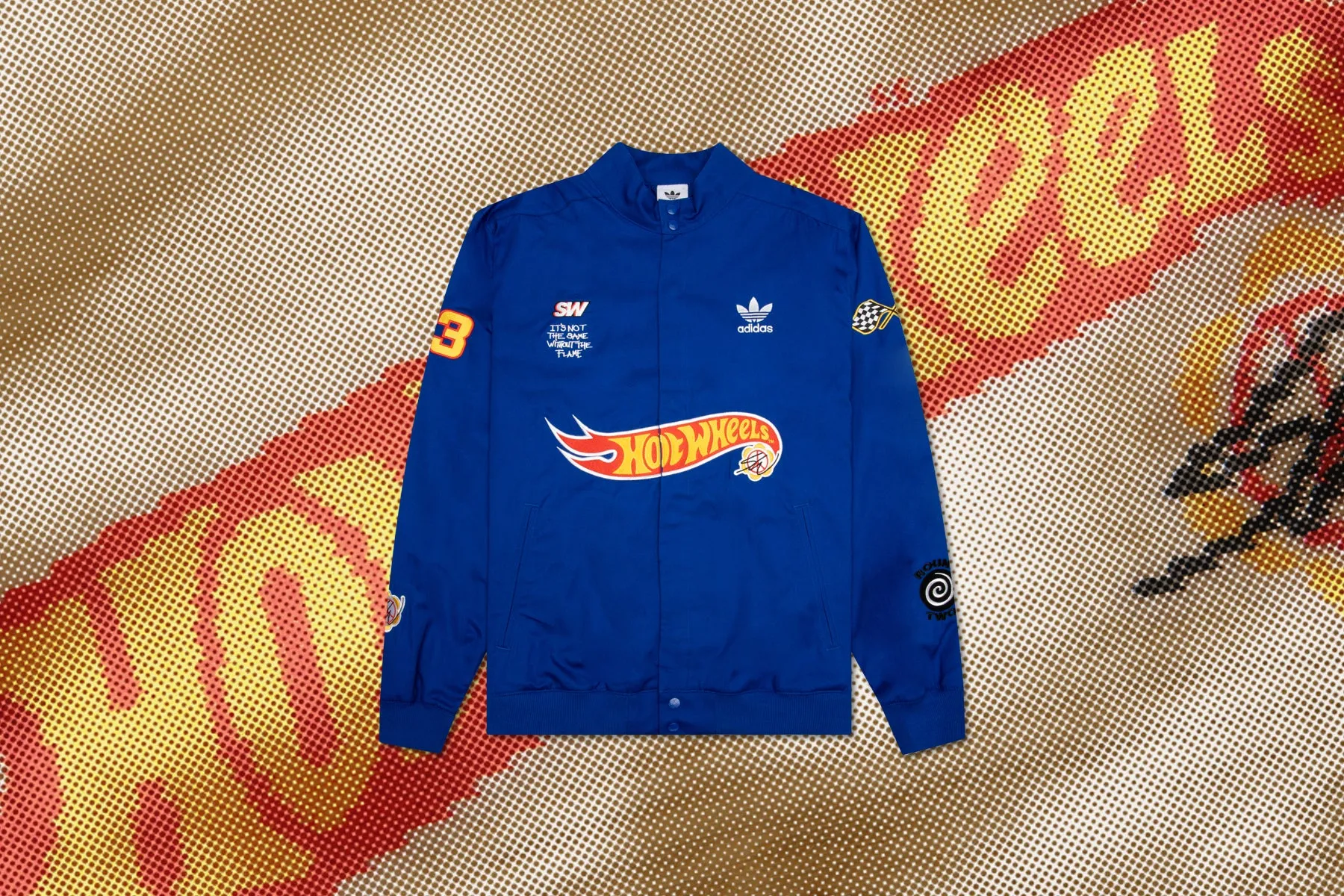 Adidas Sean Wotherspoon Hot Wheels Jacket Blue