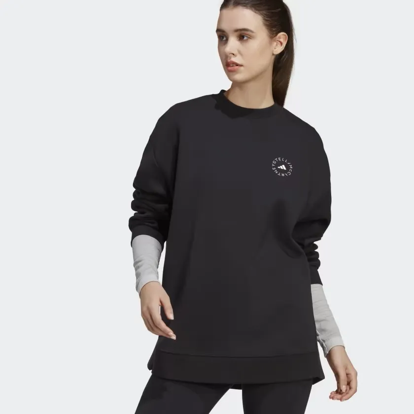 adidas Street Style Long Sleeves Plain Cotton Oversized Logo