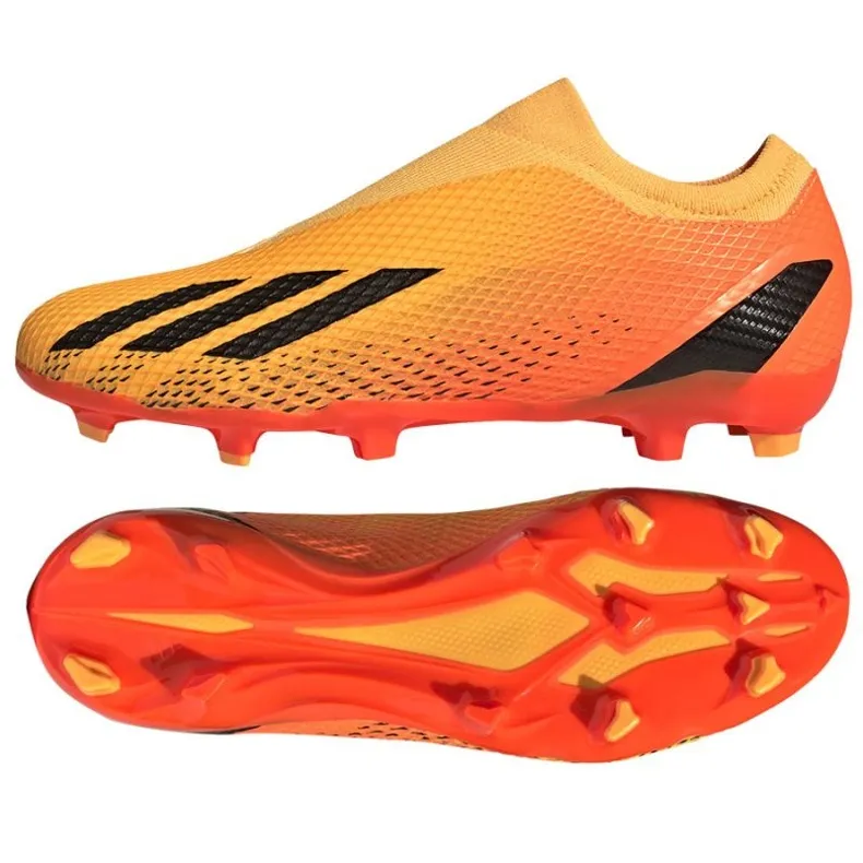 Adidas X Speedportal.3 Ll Fg M GZ5067 football shoes orange oranges and reds