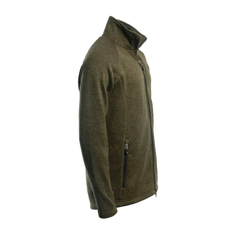 Adventure fleece jacket men olive