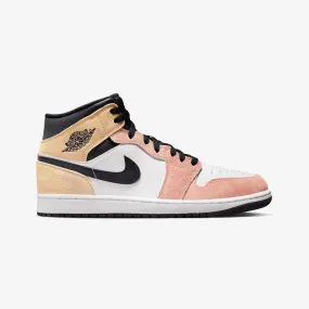 AIR JORDAN 1 MID SE in Magic Ember/Sundial White/Black color - Buy Now!