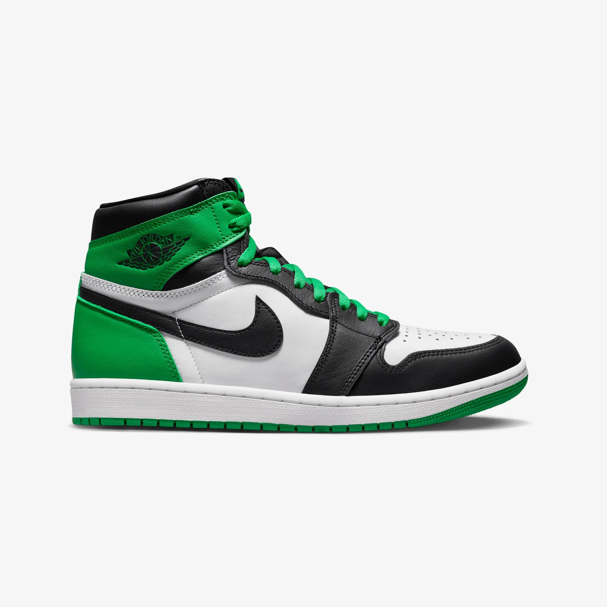 Air Jordan 1 Retro High OG Black Lucky Green White