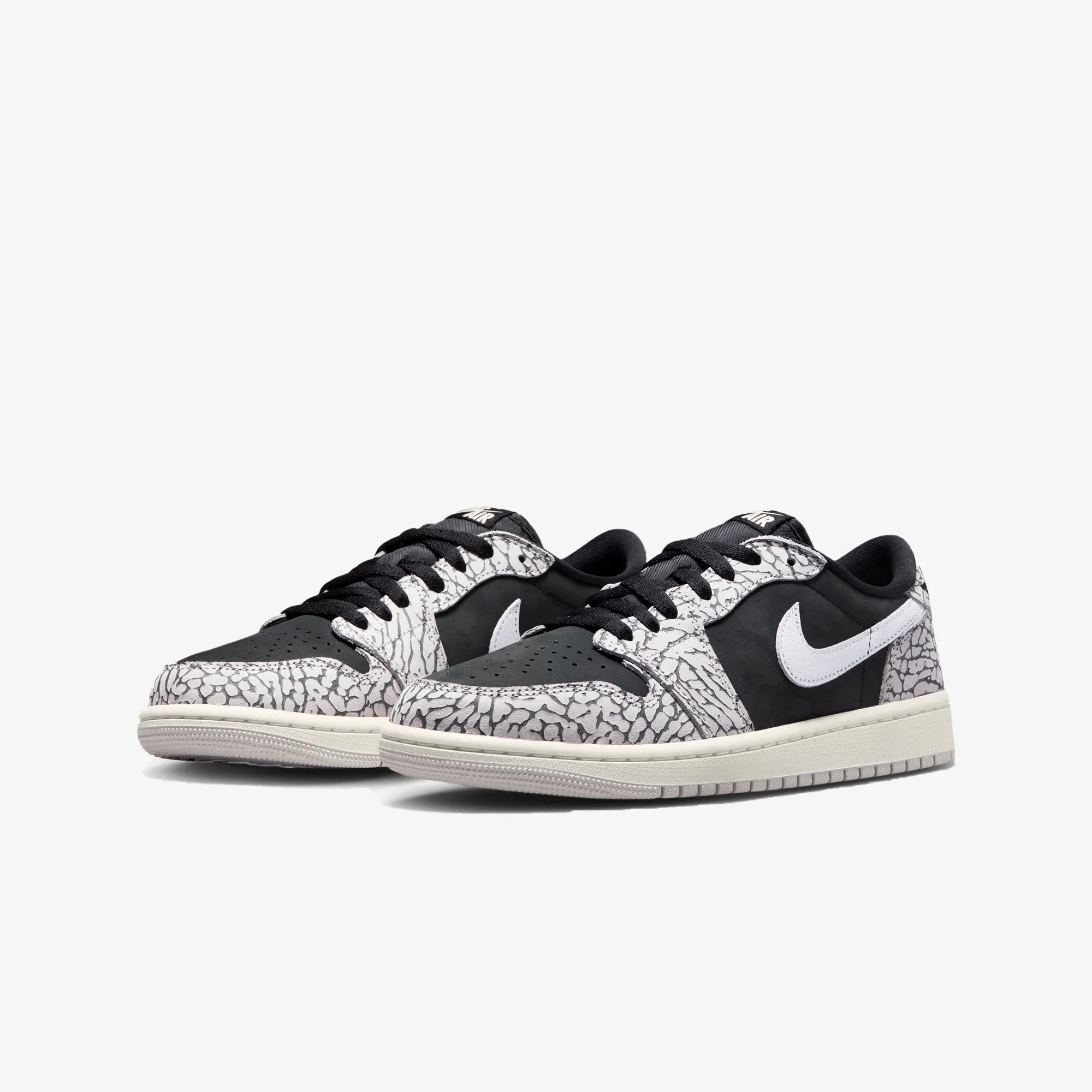 Air Jordan 1 Retro Low OG Black Muslin Tech Grey White - Buy Now