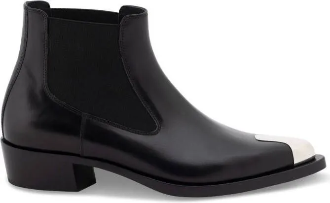 Alexander McQueen Punk boots Black