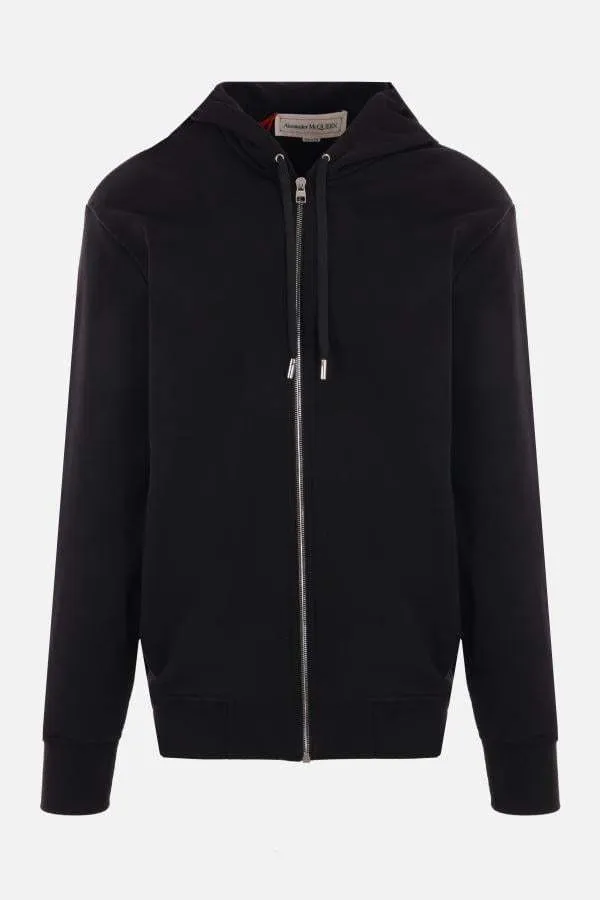 Alexander McQueen Street Style Long Sleeves Plain Cotton Logo Hoodies