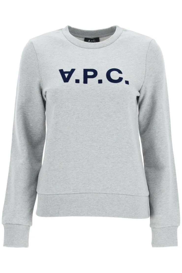 A.P.C. Crew Neck Long Sleeve Plain Cotton Logo Shirt - Google SEO Result