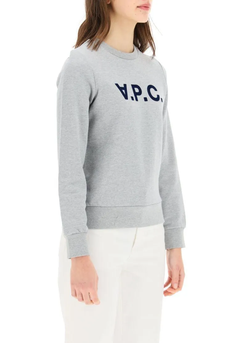 A.P.C. Crew Neck Long Sleeve Plain Cotton Logo Shirt - Google SEO Result