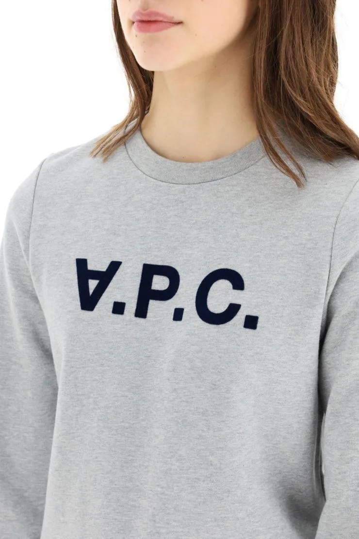 A.P.C. Crew Neck Long Sleeve Plain Cotton Logo Shirt - Google SEO Result