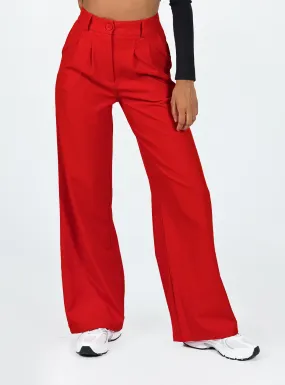 Archer Red Pants