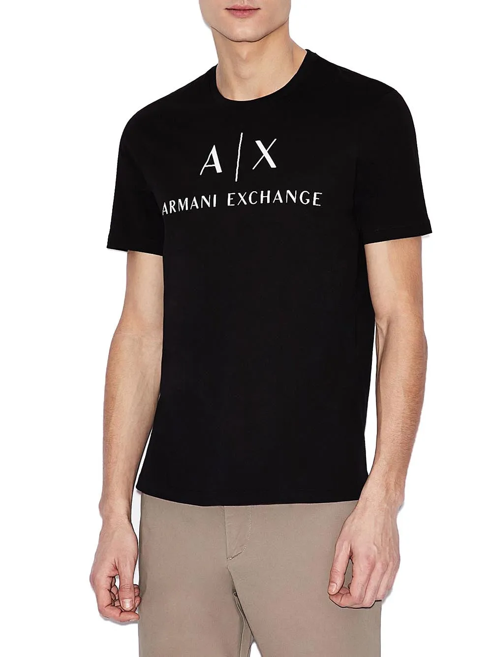 Armani Exchange black men's T-shirt 8nztcj Z8h4z