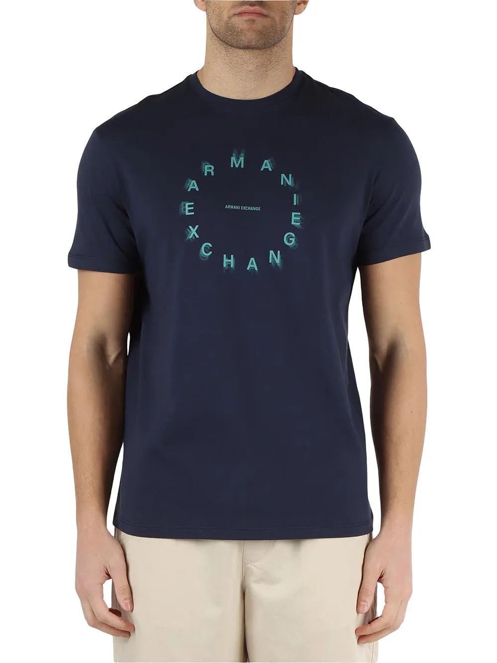 Armani Exchange Blue Men's T-shirt