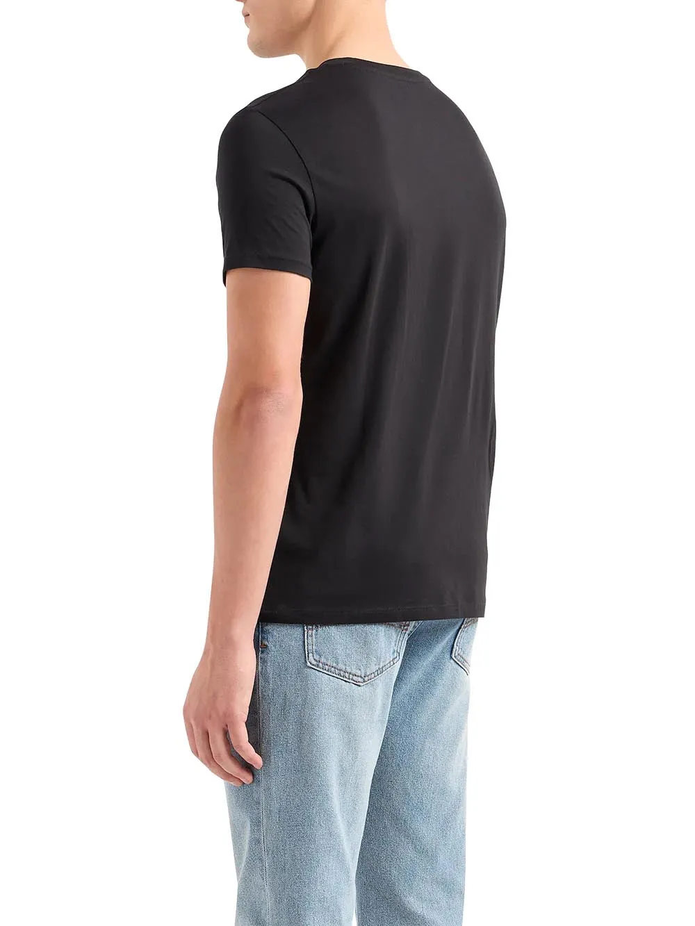 Armani Exchange men's black T-shirt 8nzt74 Zja5z