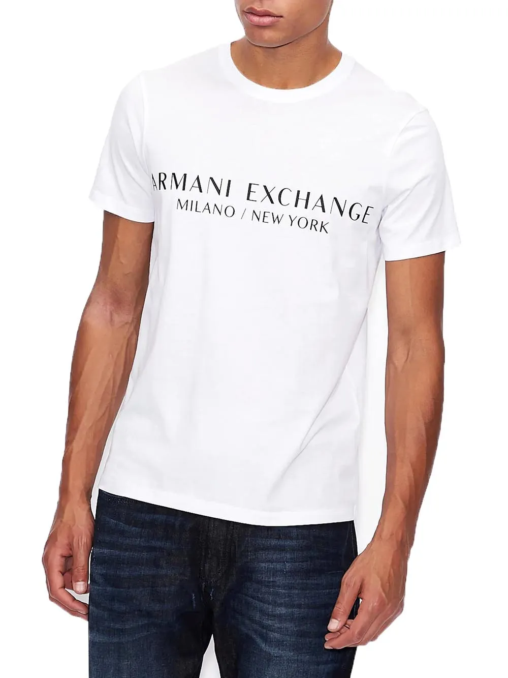 Armani Exchange men's white T-shirt 8nzt72 Z8h4z