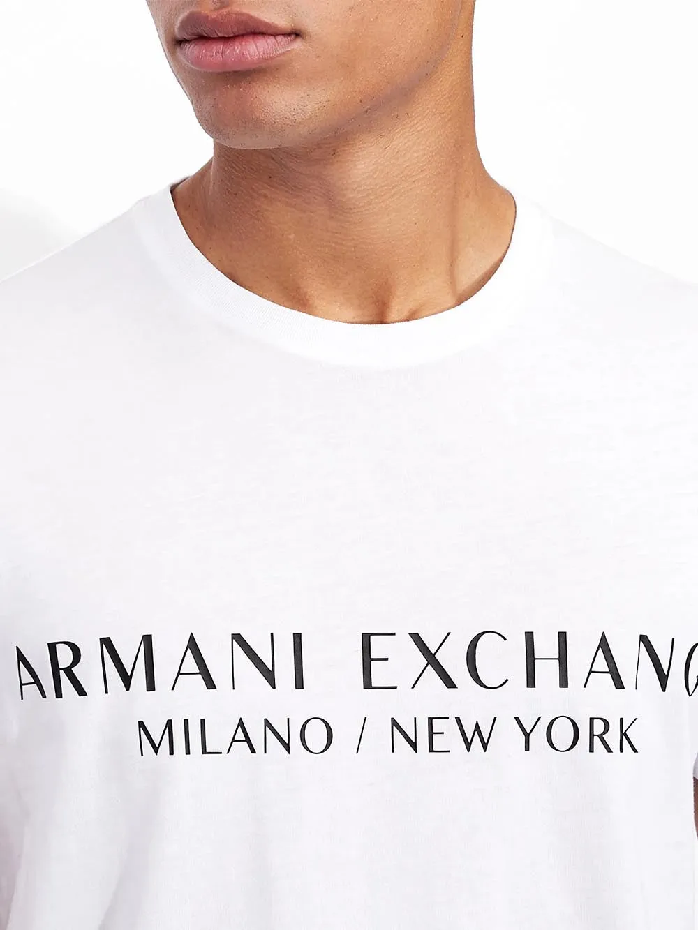 Armani Exchange men's white T-shirt 8nzt72 Z8h4z