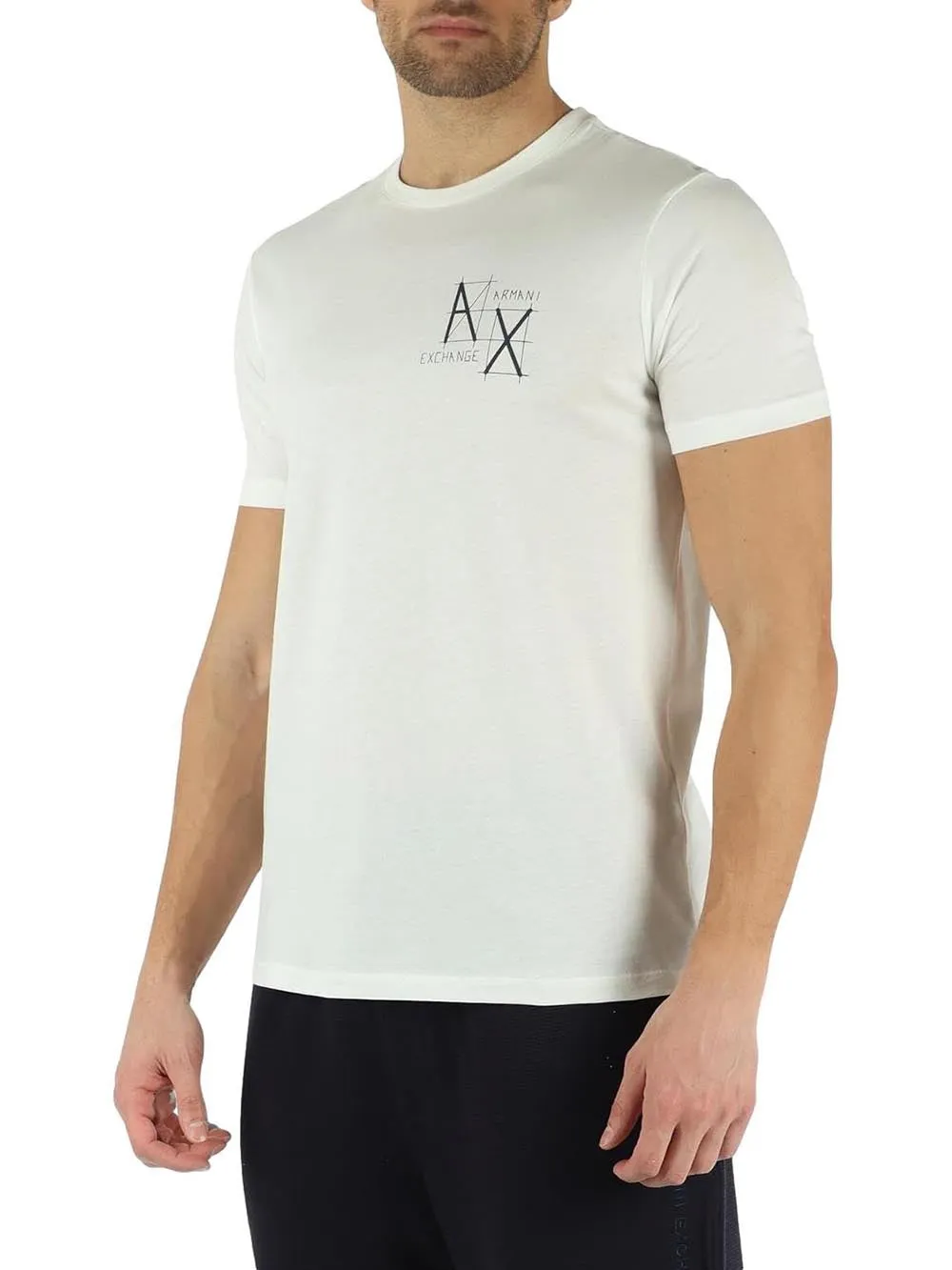 Armani Exchange Men's White T-shirt.