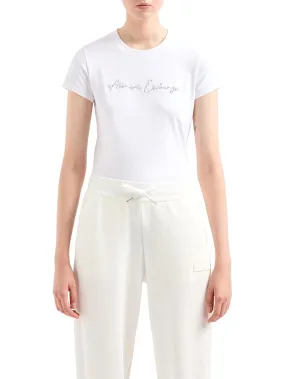 Armani Exchange White T-shirt 3dyt27 Yjdtz Women