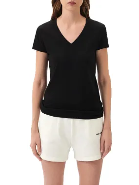 Armani Exchange Women's Black T-shirt - 3dyt26 Yj3rz - Online Store+Shop