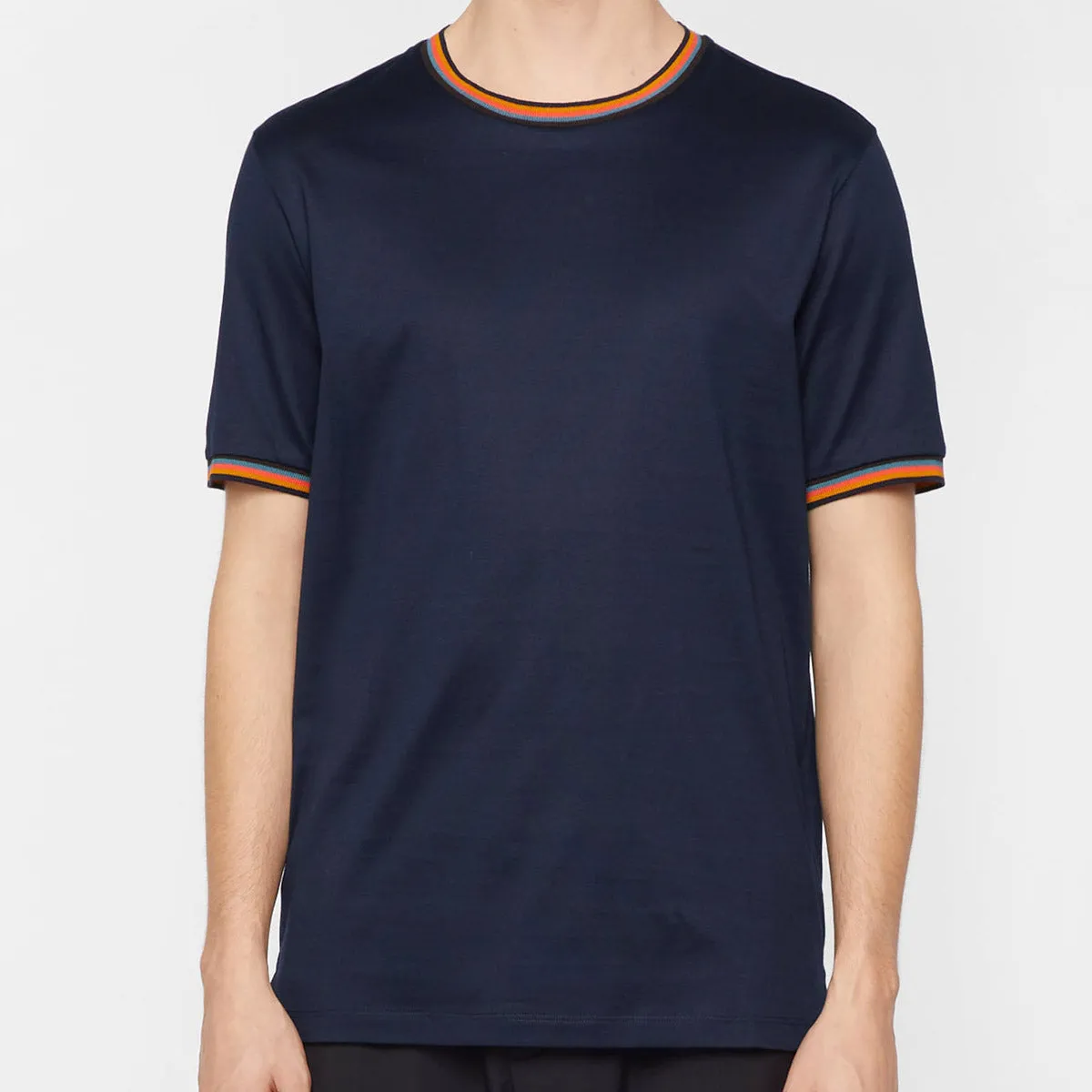 Artist Stripe T-Shirt - Navy | Paul Smith