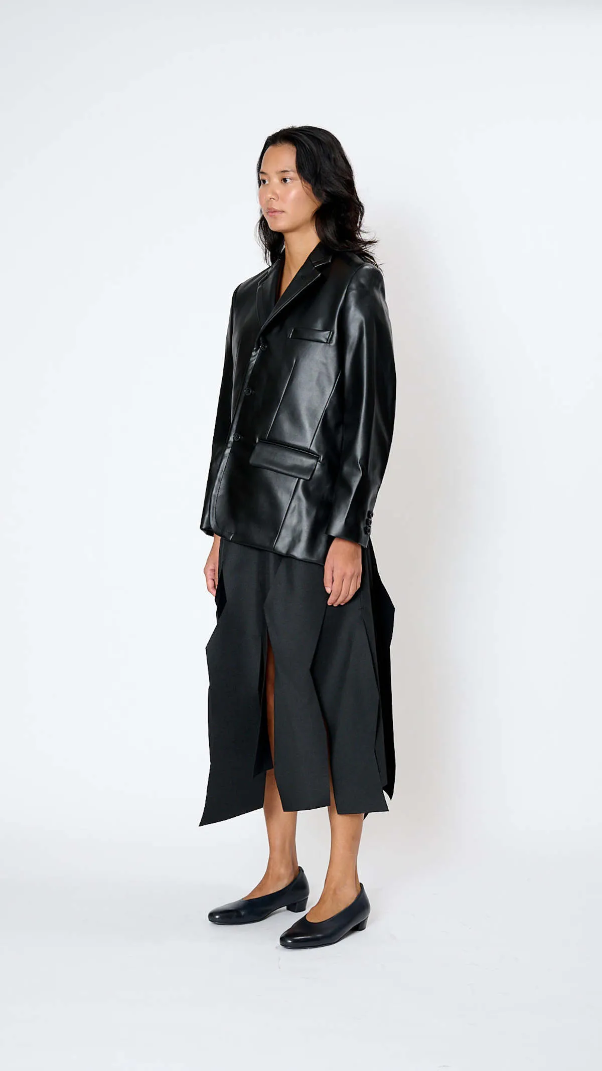 Asymmetric Jacket - Black