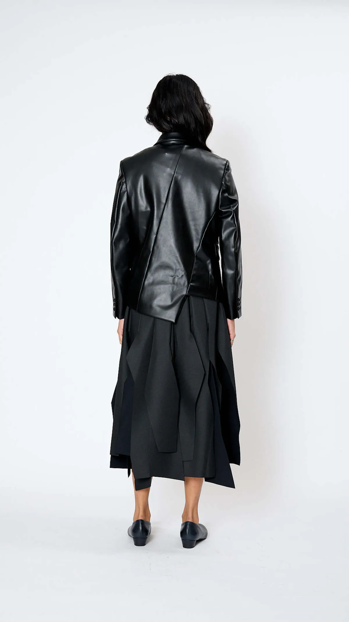 Asymmetric Jacket - Black