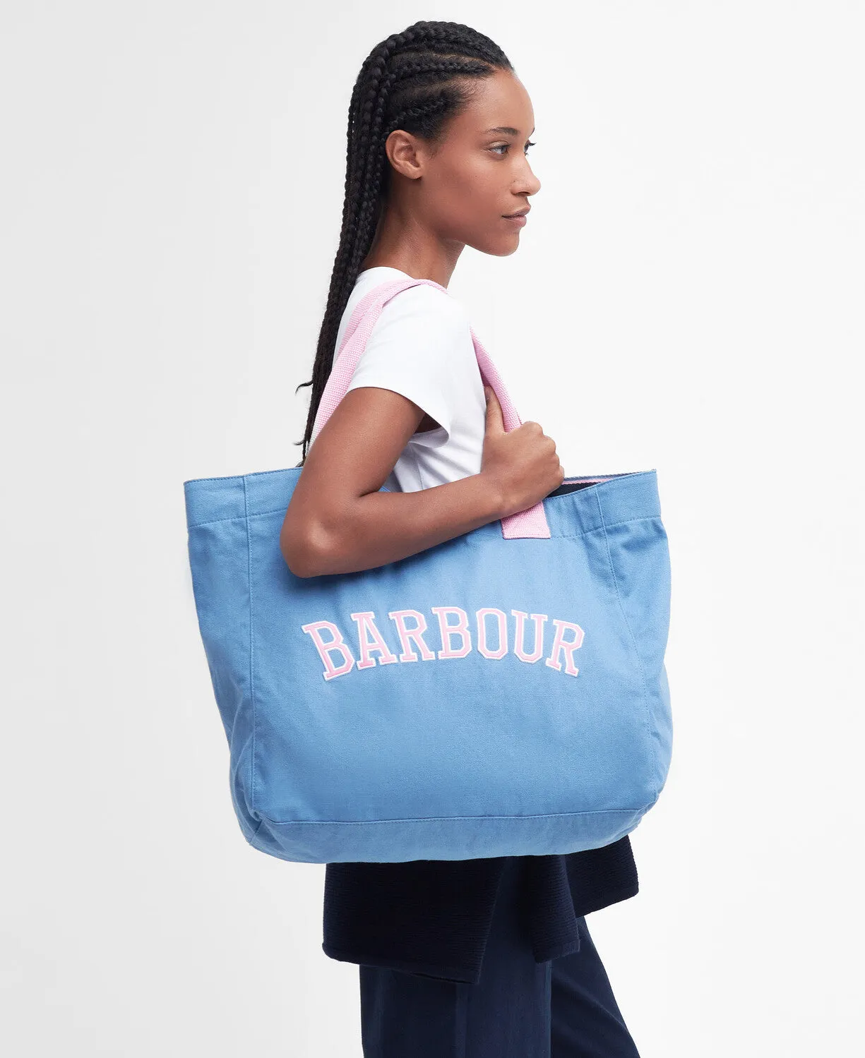 Barbour Logo Holiday Tote Bag