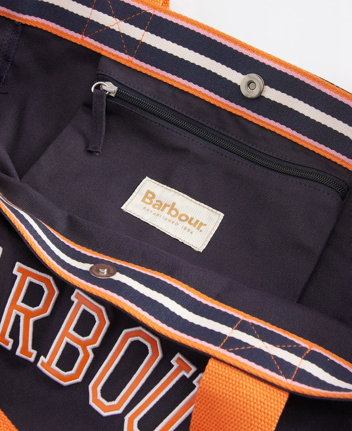 Barbour Logo Holiday Tote Bag