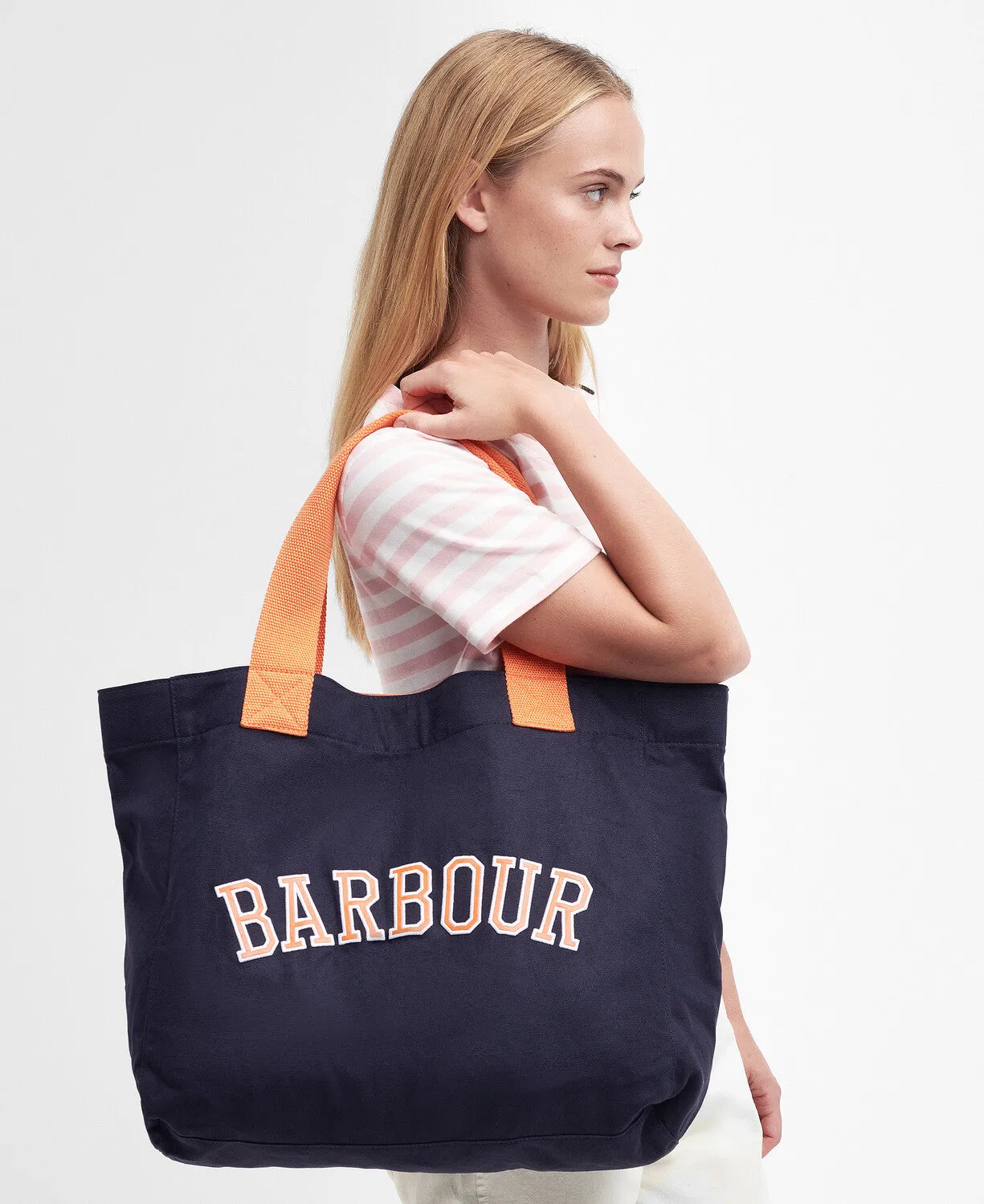 Barbour Logo Holiday Tote Bag