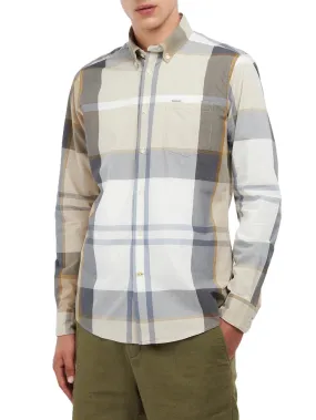 Barbour Men's Beige/Blue Shirt.