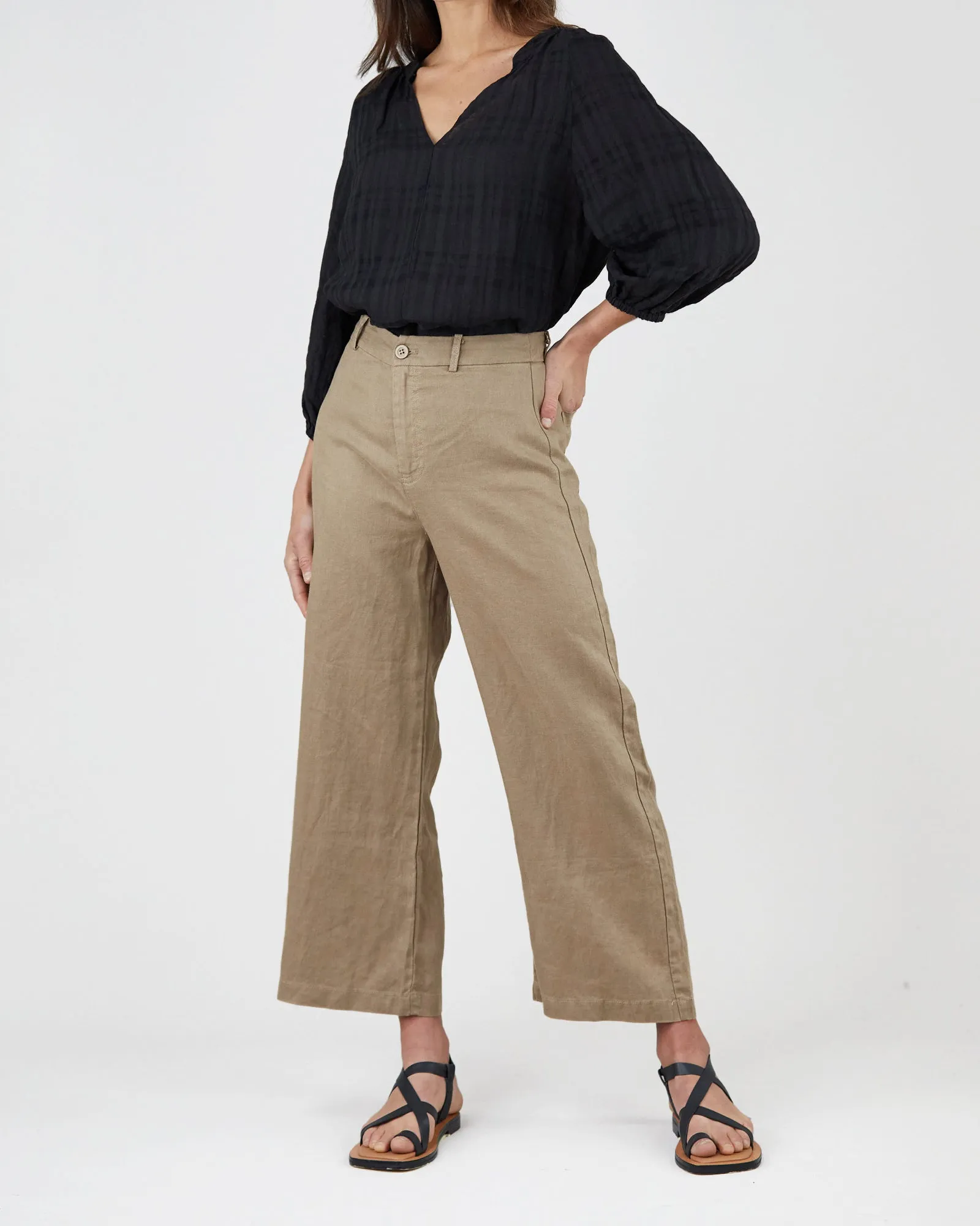 Barossa Flaxen Linen Pant