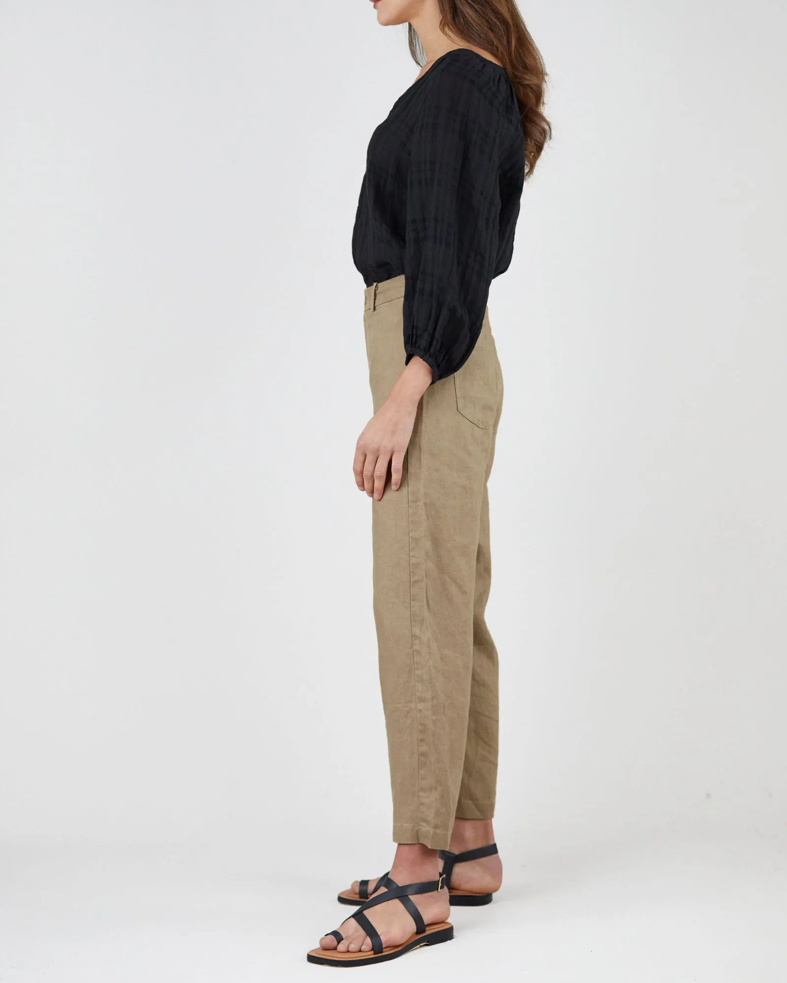 Barossa Flaxen Linen Pant