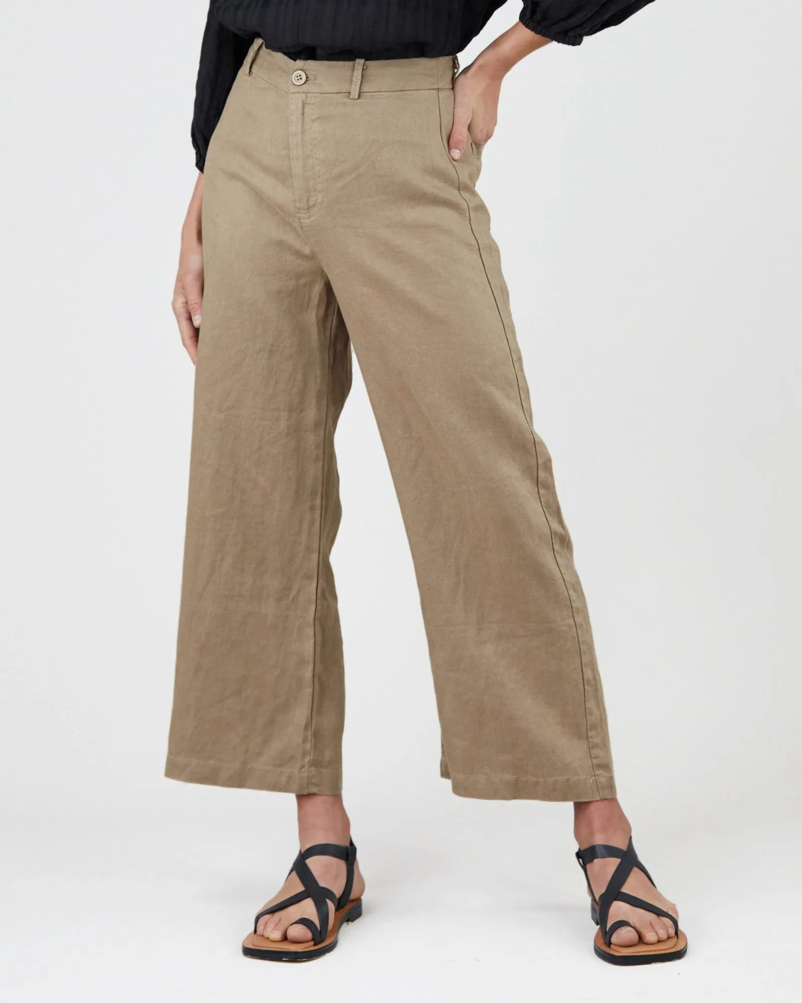 Barossa Flaxen Linen Pant