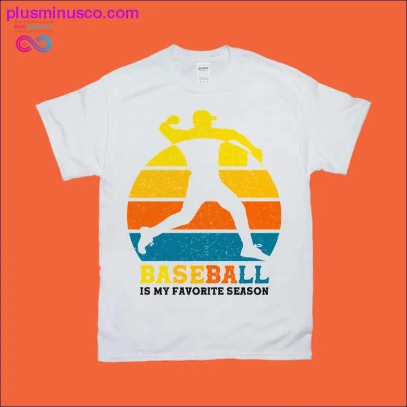 Baseball season sunset t-shirts