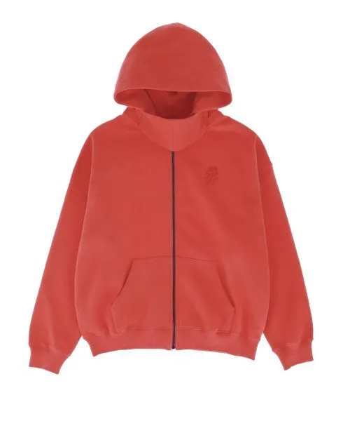 BEEN TRILL Small Arch Logo Overfit Napping Hooded Zip-Up