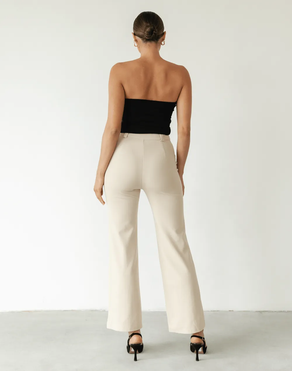 Beige Quinton Pants