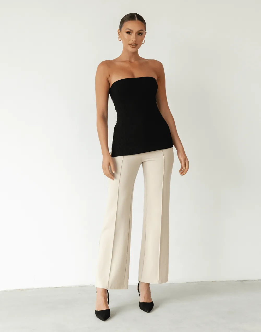 Beige Quinton Pants