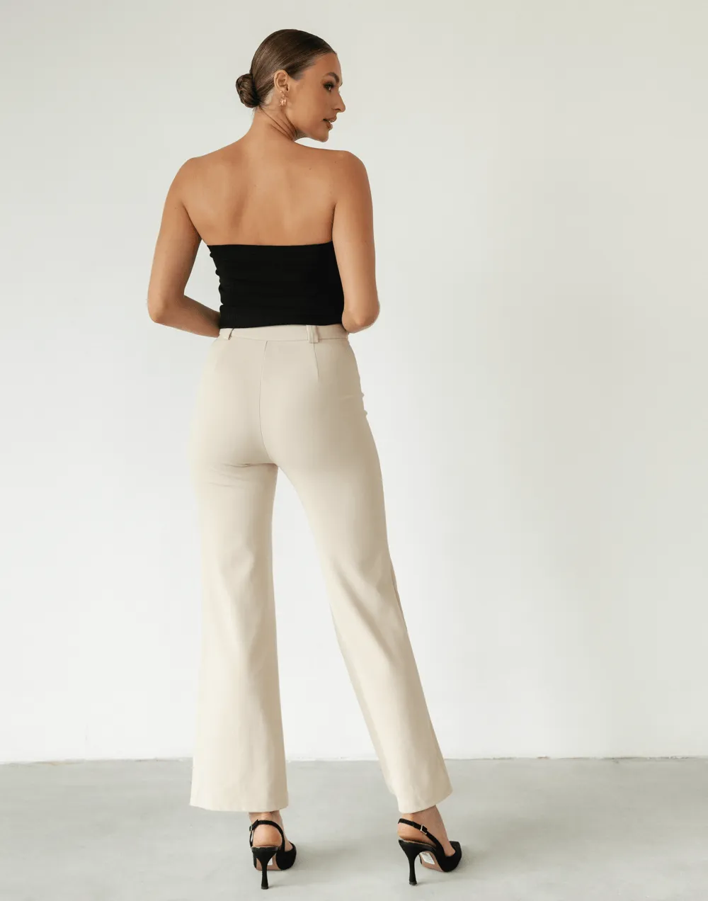 Beige Quinton Pants