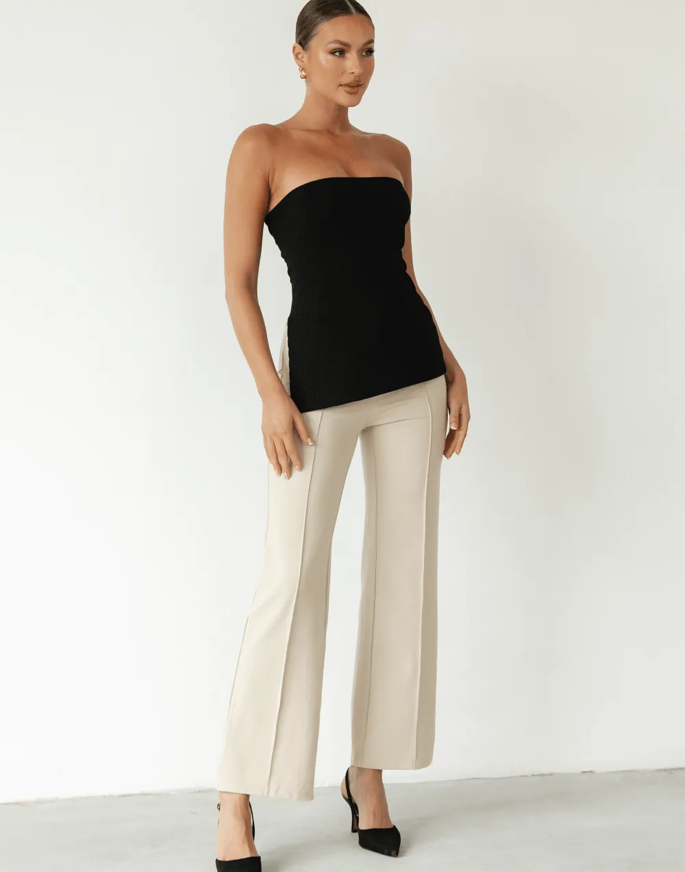 Beige Quinton Pants