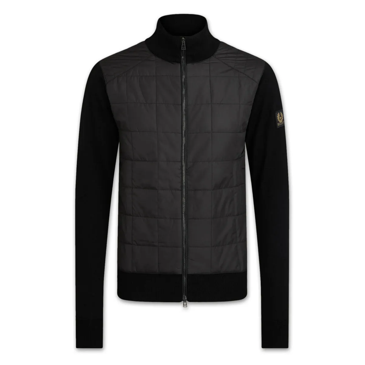 Belstaff Black Kelby Zip Cardigan