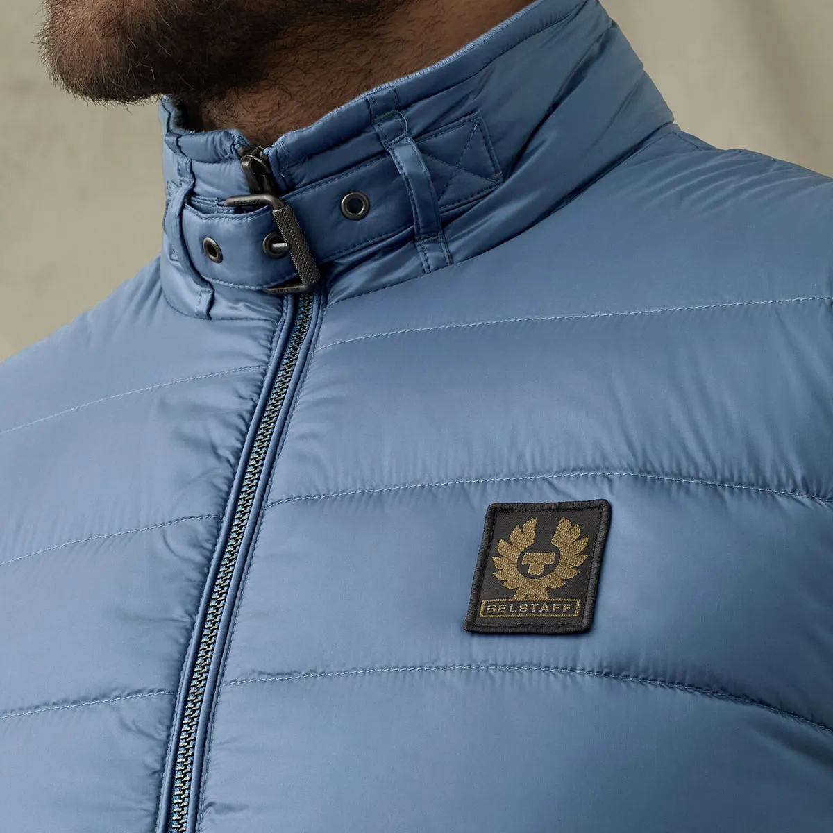 Belstaff Circuit Down Gilet Airforce Blue