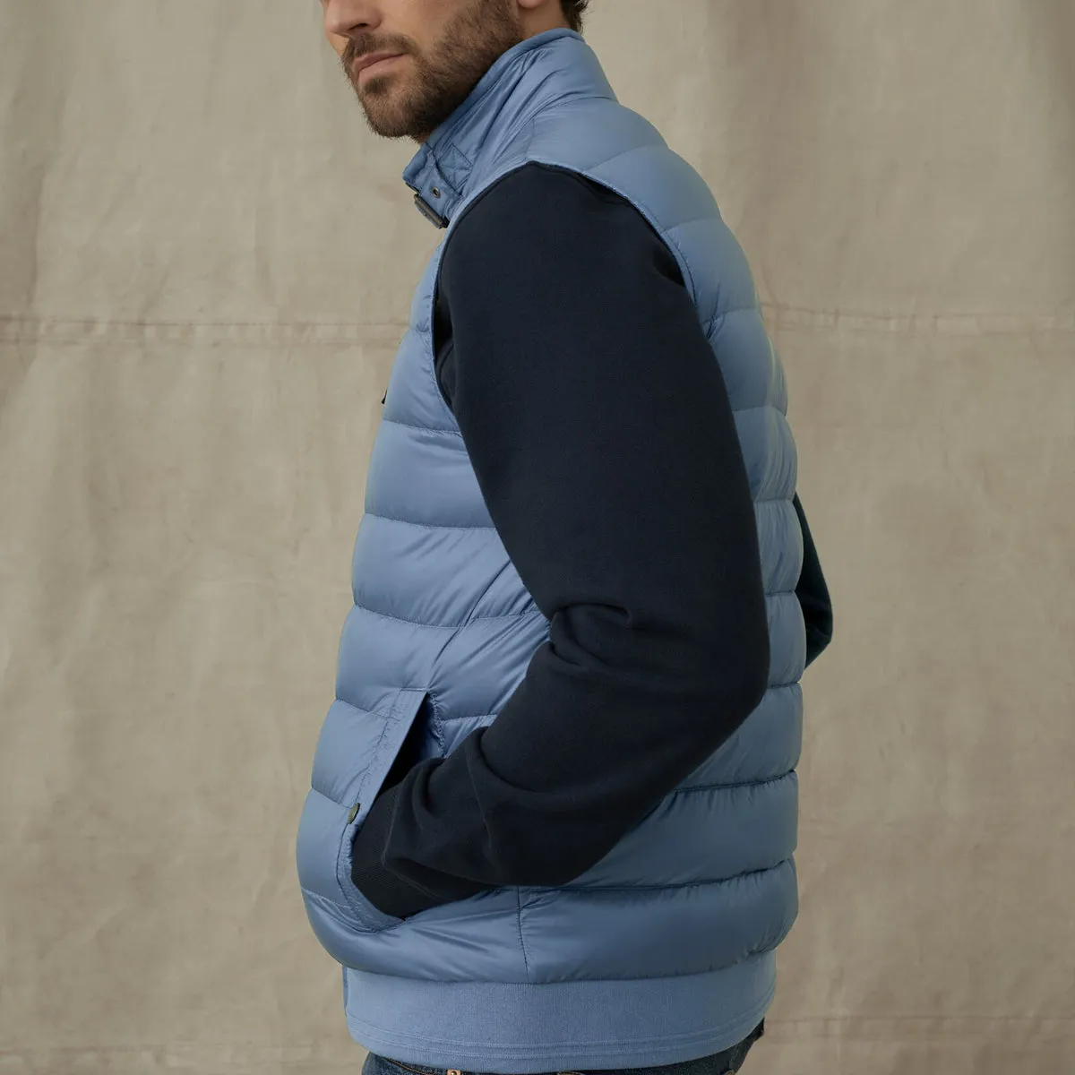 Belstaff Circuit Down Gilet Airforce Blue