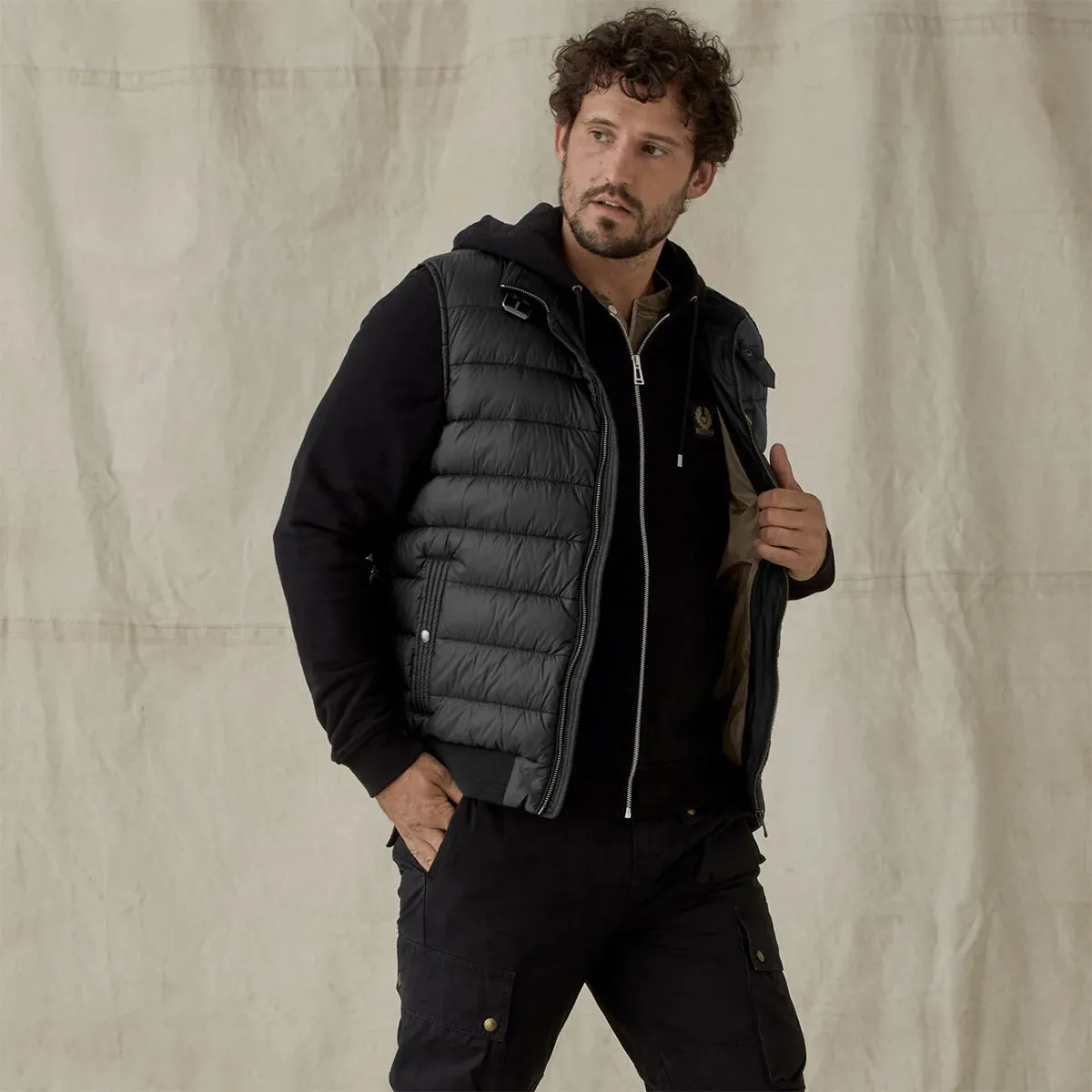 Belstaff Circuit Down Gilet Black