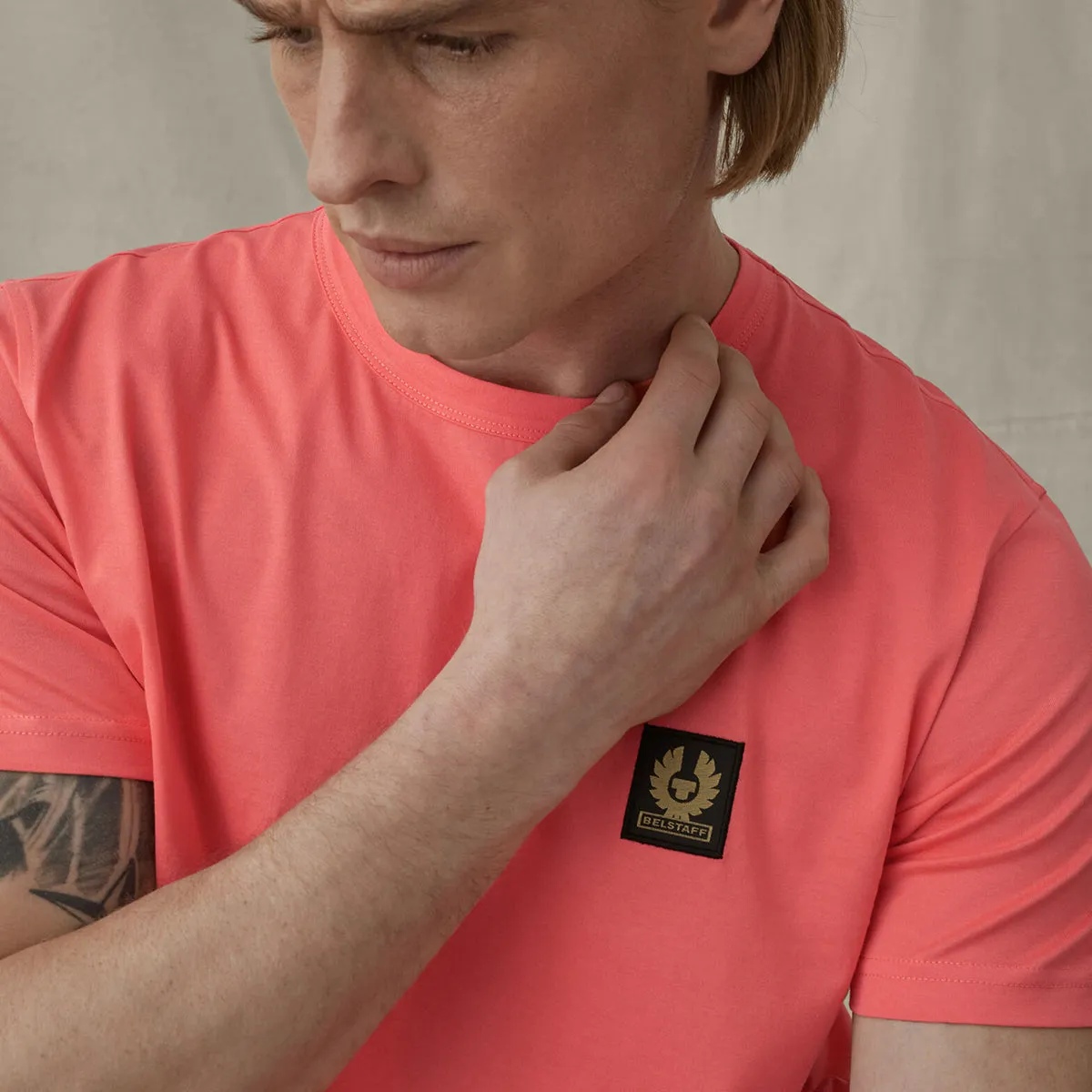 Belstaff Flare Pink Short Sleeve T-Shirt