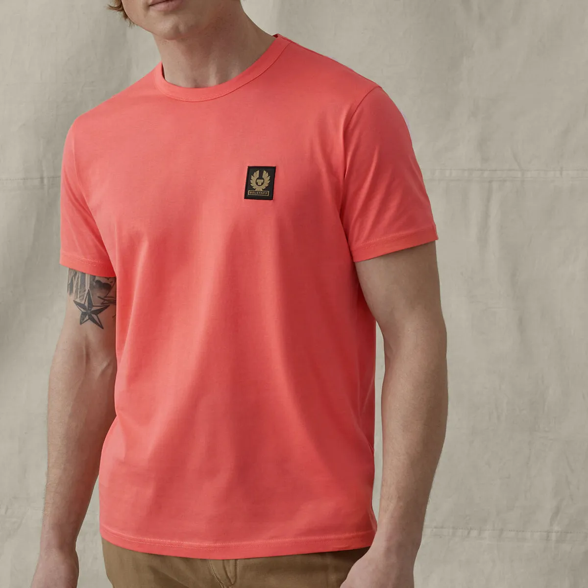 Belstaff Flare Pink Short Sleeve T-Shirt